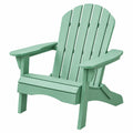 Adirondack Gartenstuhl 80 x 75 x 95 cm Holz Grün mit Armlehnen
