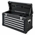 Werkzeugkasten 70 x 35 x 50 cm Stahl Schwarz mit 5 Schubladen und Deckelorganisation